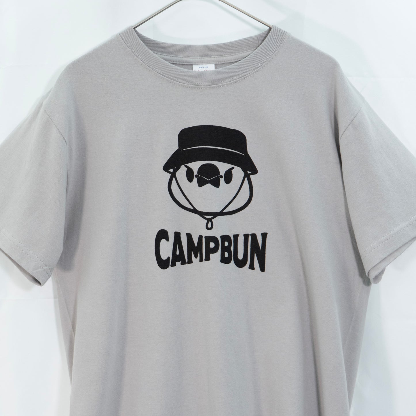 CAMPBUN単色シルクスクリーンTシャツ