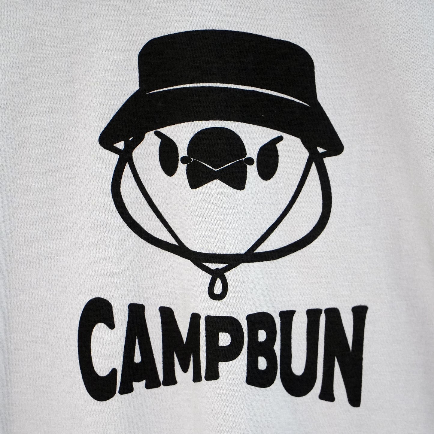 CAMPBUN単色シルクスクリーンTシャツ
