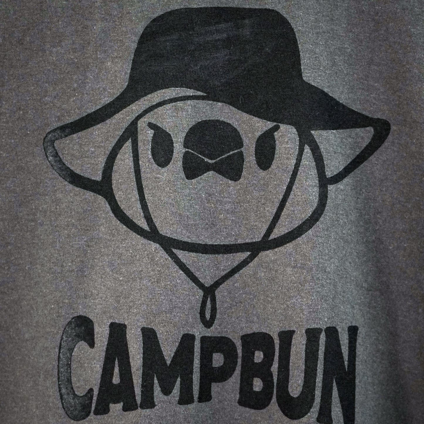 CAMPBUN単色シルクスクリーンTシャツ