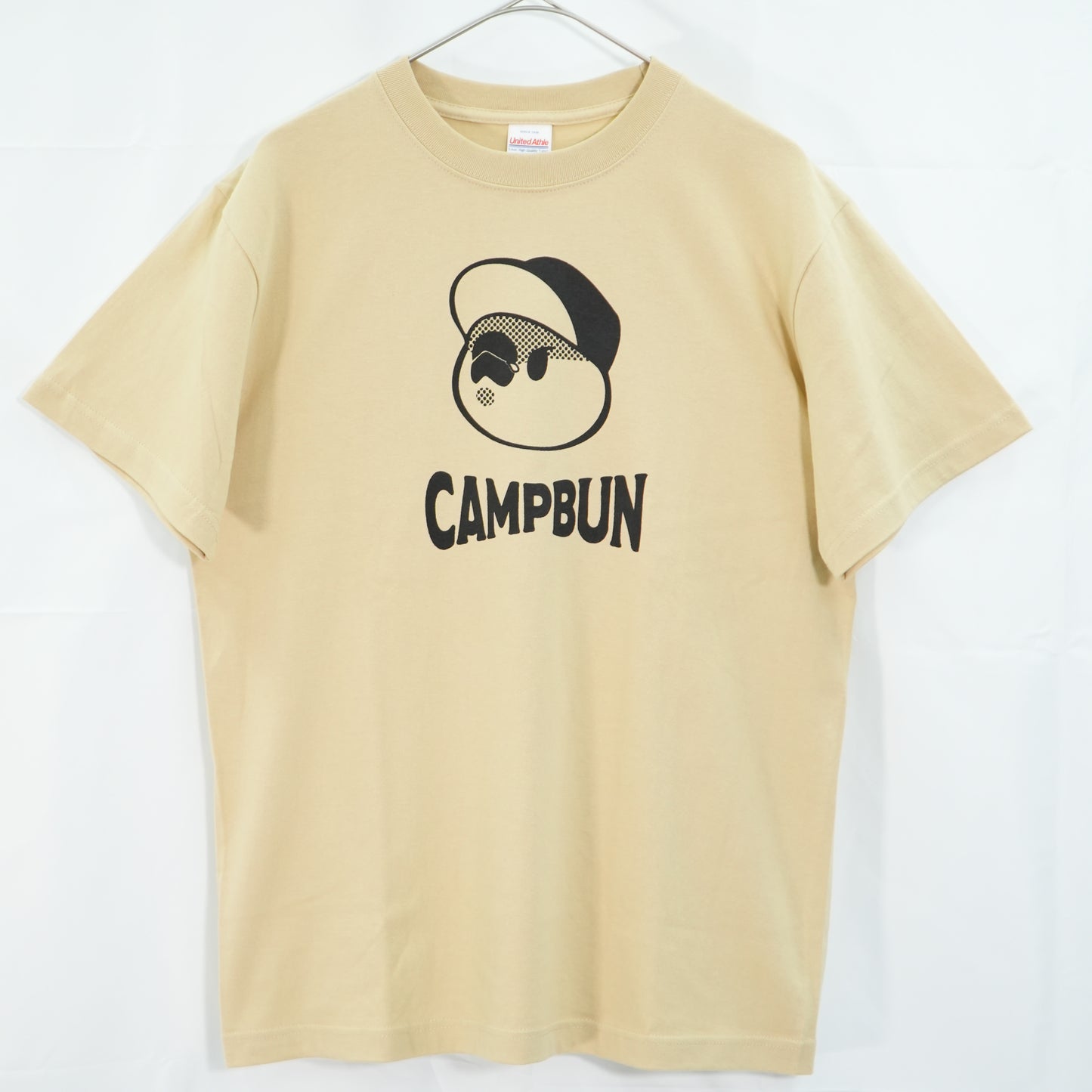 CAMPBUN単色シルクスクリーンTシャツ