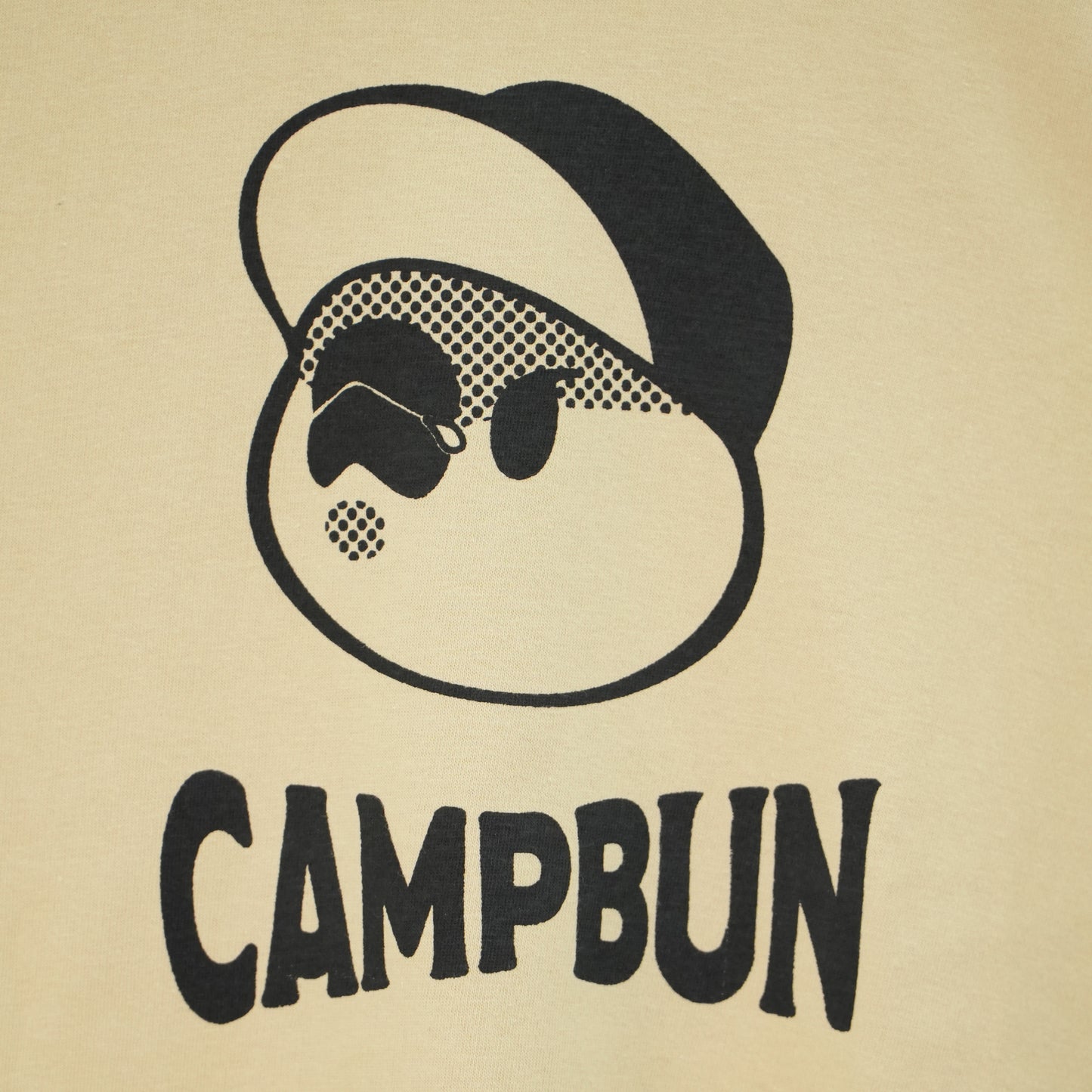 CAMPBUN単色シルクスクリーンTシャツ