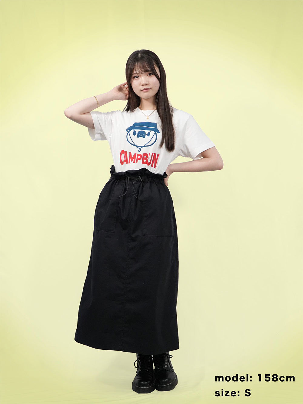 CAMPBUNバイカラーTシャツ