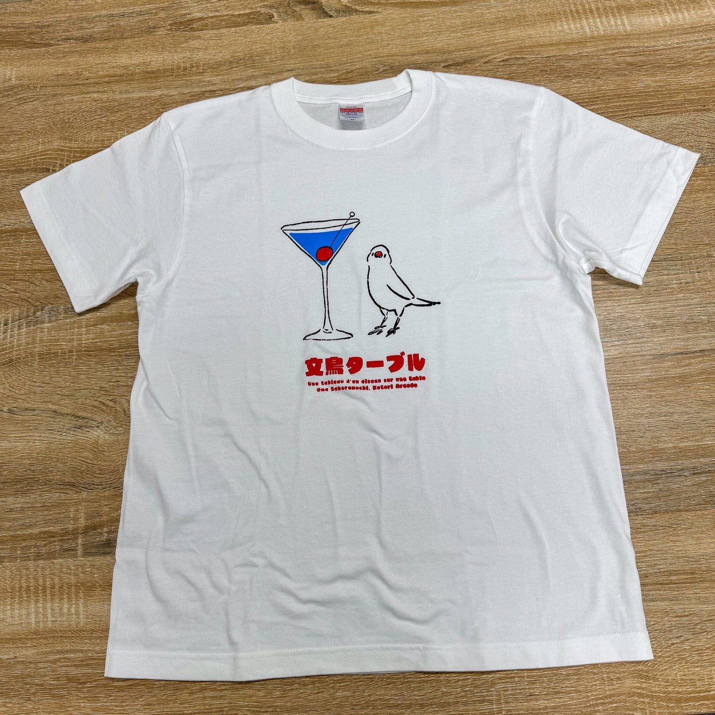 文鳥ターブルTシャツ(オールドクロック)