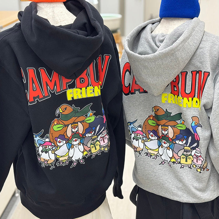 CAMPBUN Friendsジップパーカー