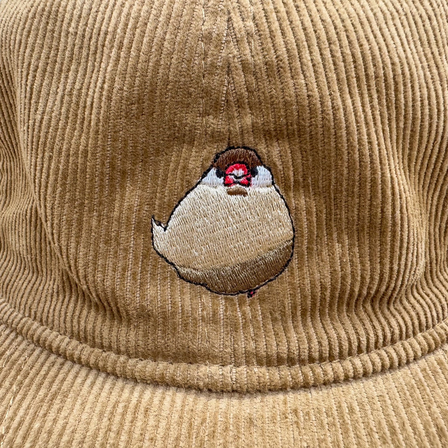 文鳥フラットバイザーキャップ