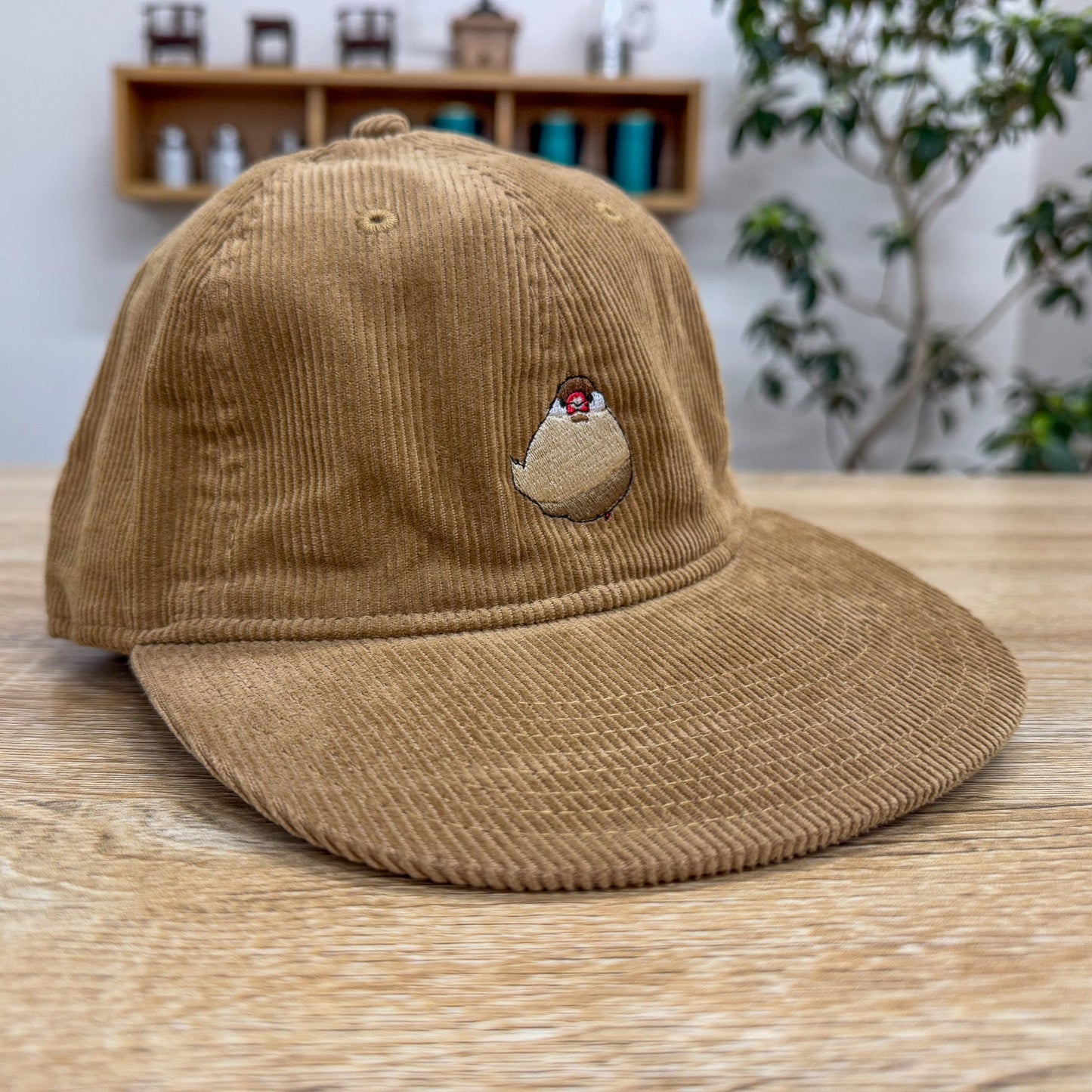 文鳥フラットバイザーキャップ