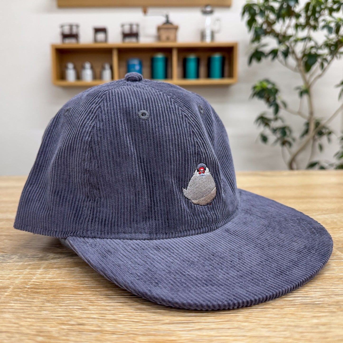 文鳥フラットバイザーキャップ