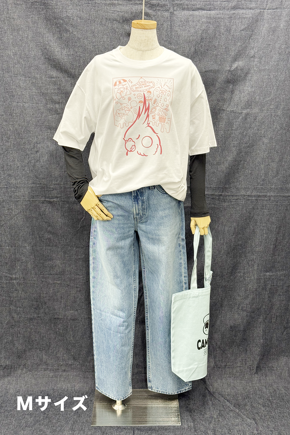 OKAME DREAM PARK Tシャツ (小鳥事変コラボ)