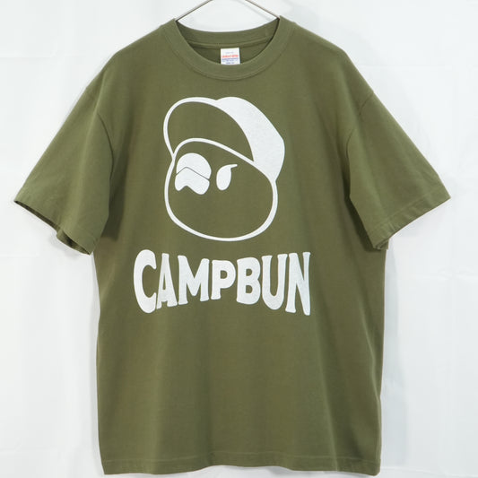 CAMPBUN2単色シルクスクリーンTシャツ