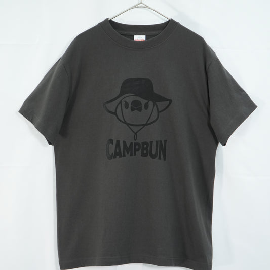 CAMPBUN単色シルクスクリーンTシャツ
