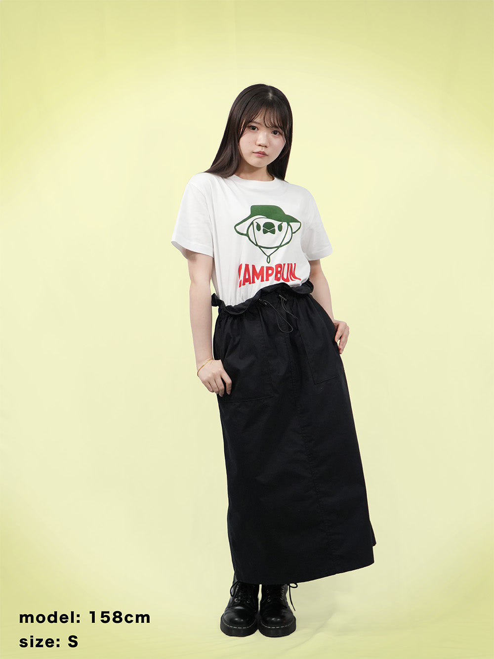 CAMPBUNバイカラーTシャツ
