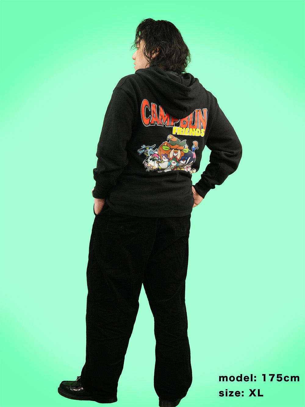 CAMPBUN Friendsジップパーカー