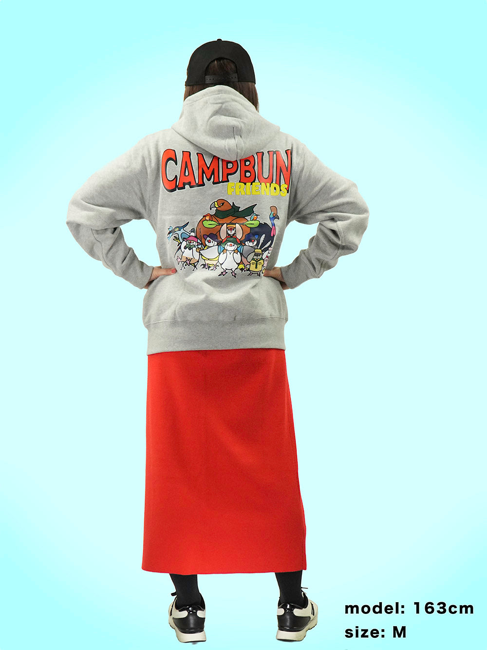 CAMPBUN Friendsジップパーカー