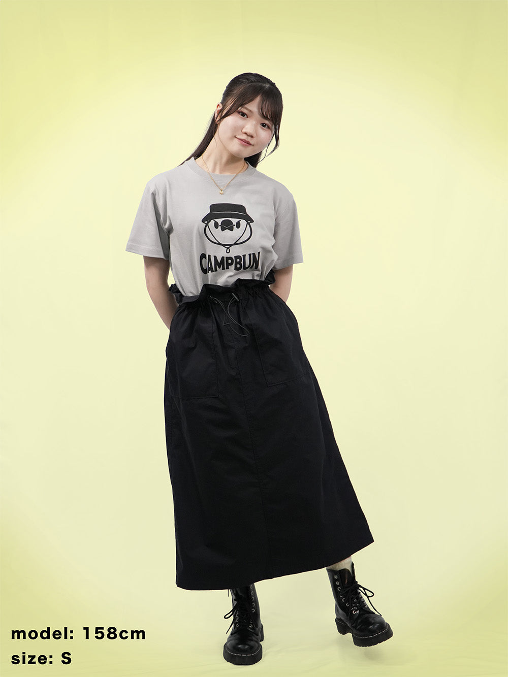 CAMPBUN1単色Tシャツ