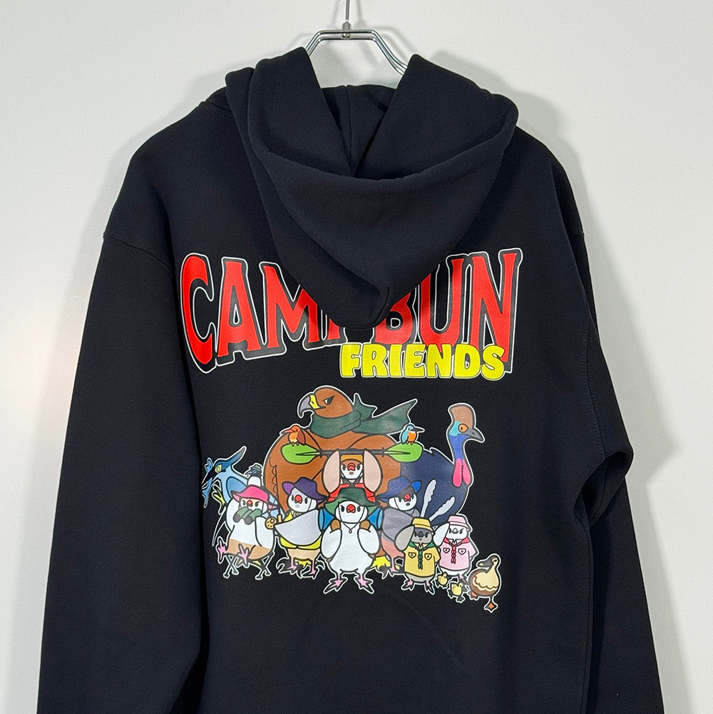 CAMPBUN Friendsジップパーカー