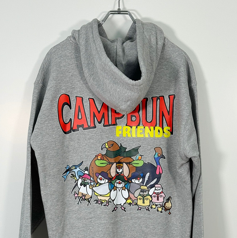 CAMPBUN Friendsジップパーカー