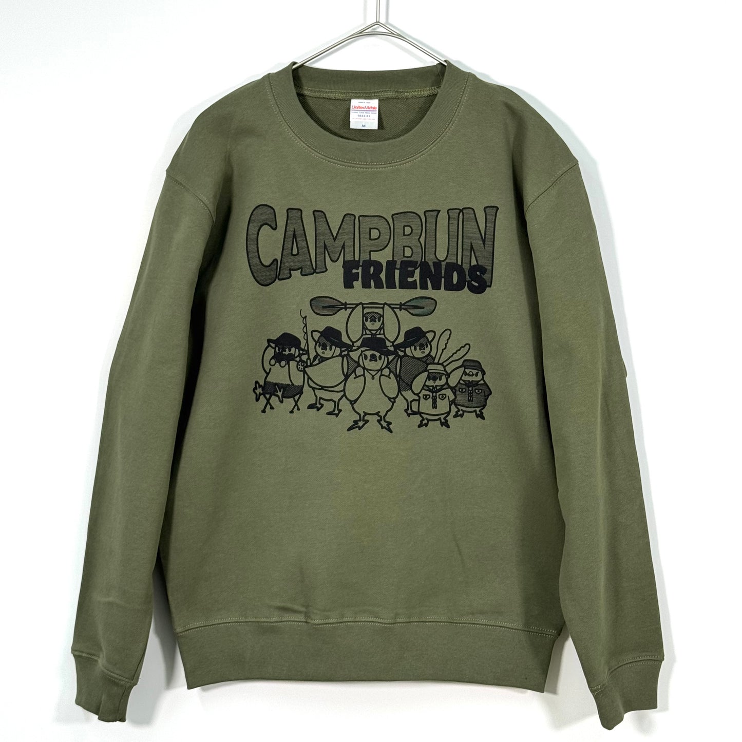 CAMPBUN Friendsシルクスクリーントレーナー