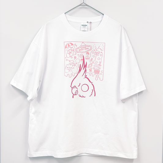 OKAME DREAM PARK Tシャツ (小鳥事変コラボ)
